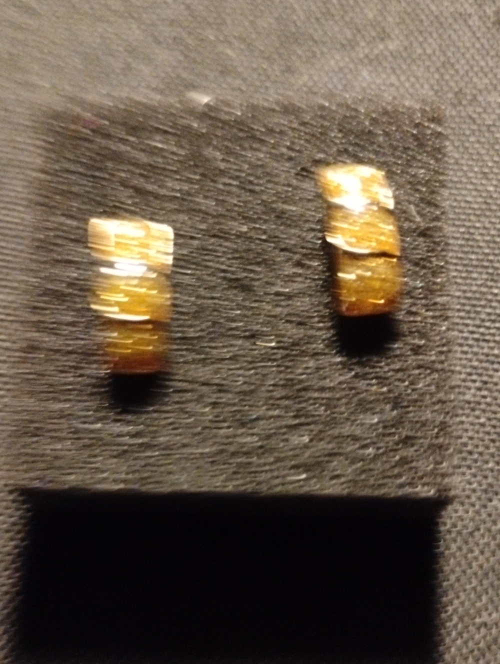 Diamond Dust Textured Hoop Earrings for Women